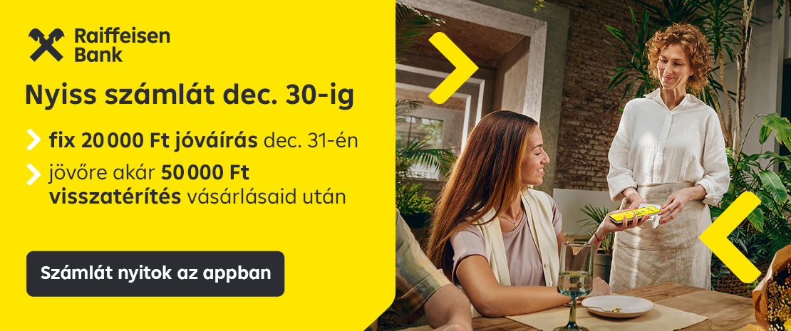 Maxold ki a nyarat új bankoddal! 30 000 Ft számlanyitáshoz, akár 30 000 Ft pénzvisszatérítés